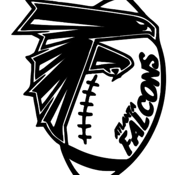 NFL Football Atlanta Falcons Logo Vinyl Decal sticker 5" - Picture 4 of 5